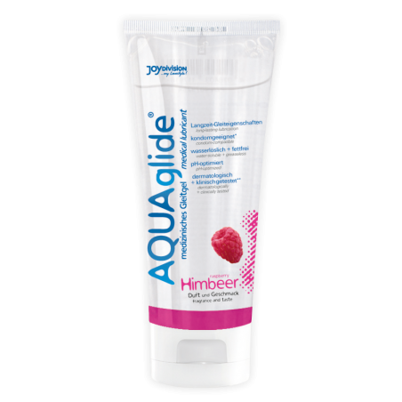 JoyDivision AQUAglide Lubricant, raspberry, 100 ml (3,4 oz) - Lubricants