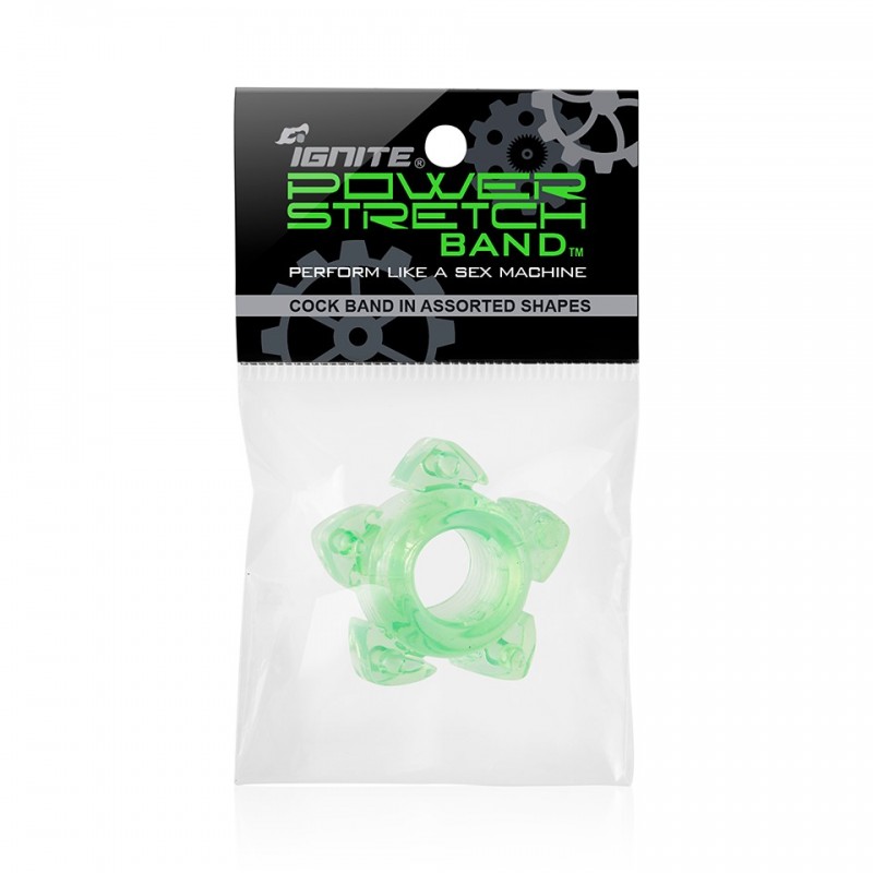 SI IGNITE Power stretch bands, Cockring, green - TOYS