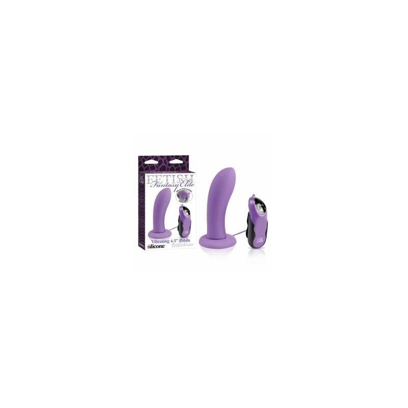 Fetish Fantasy Elite, Vibrating Dildo, 11 cm (4,3 in), Purple - TOYS