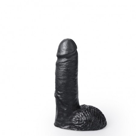 Hung System Toys Dildo Mike, PVC, Black, 16 cm (6,5 in), Ø 4,6 cm (1,8 in) - TOYS