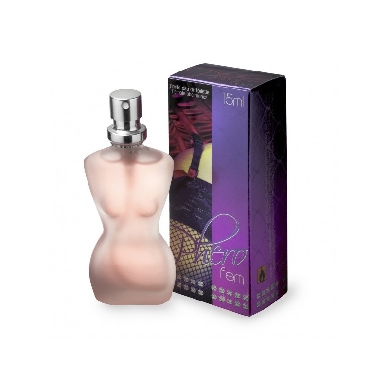 Cobeco PheroFem, Erotic Eau de Toilette, Female Pheromones, 15ml (0,5 oz) - Wellness